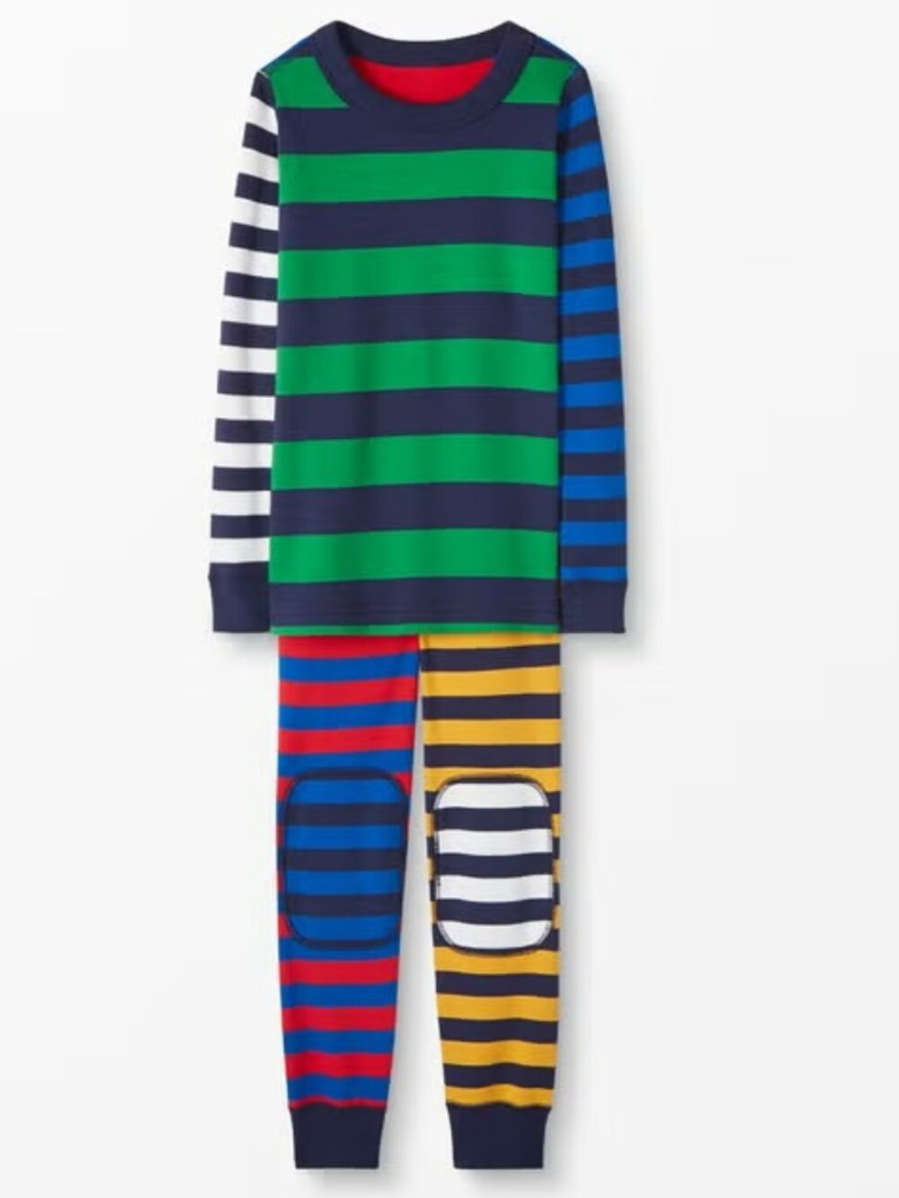 HANNA ANDERSSON Striped Long John Pajama Set - 120 cm (6/7) (PRE-LOVED)